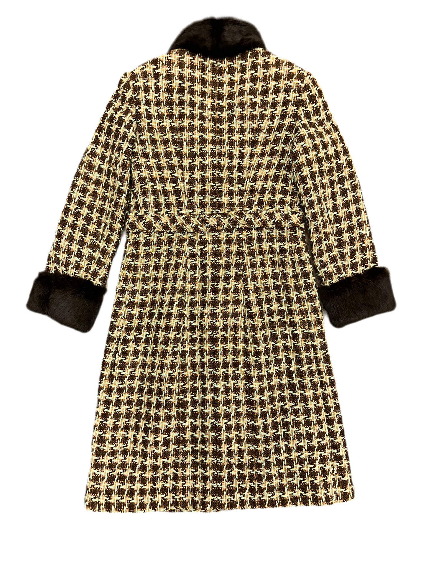 Vintage Tweed Long Coat