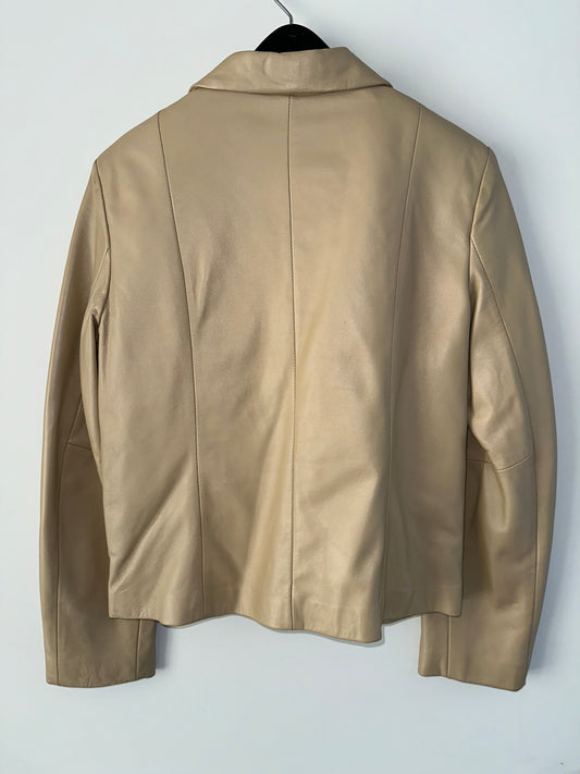 Vintage Tan Leather Jacket
