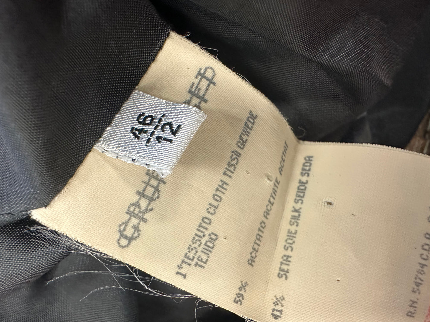 Vintage Armani Black Maxi Cocktail Dress