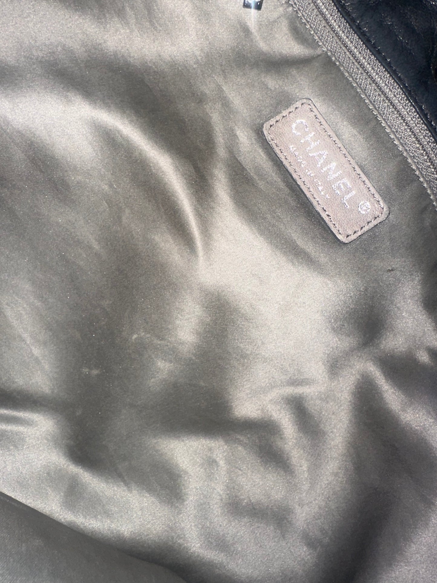 Vintage Chanel Large Leather Tote