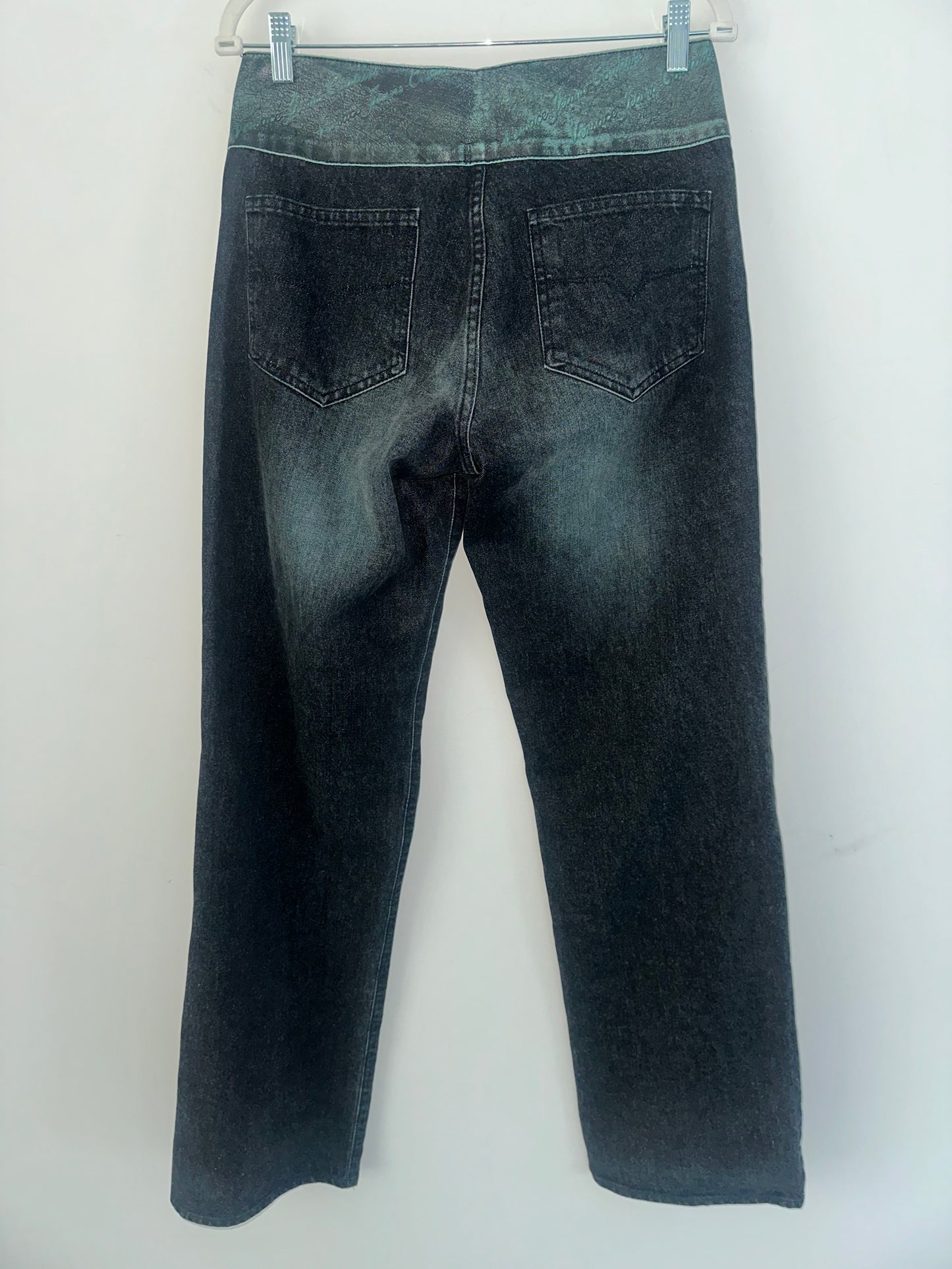 Vintage Versace Denim with Leather Waistband