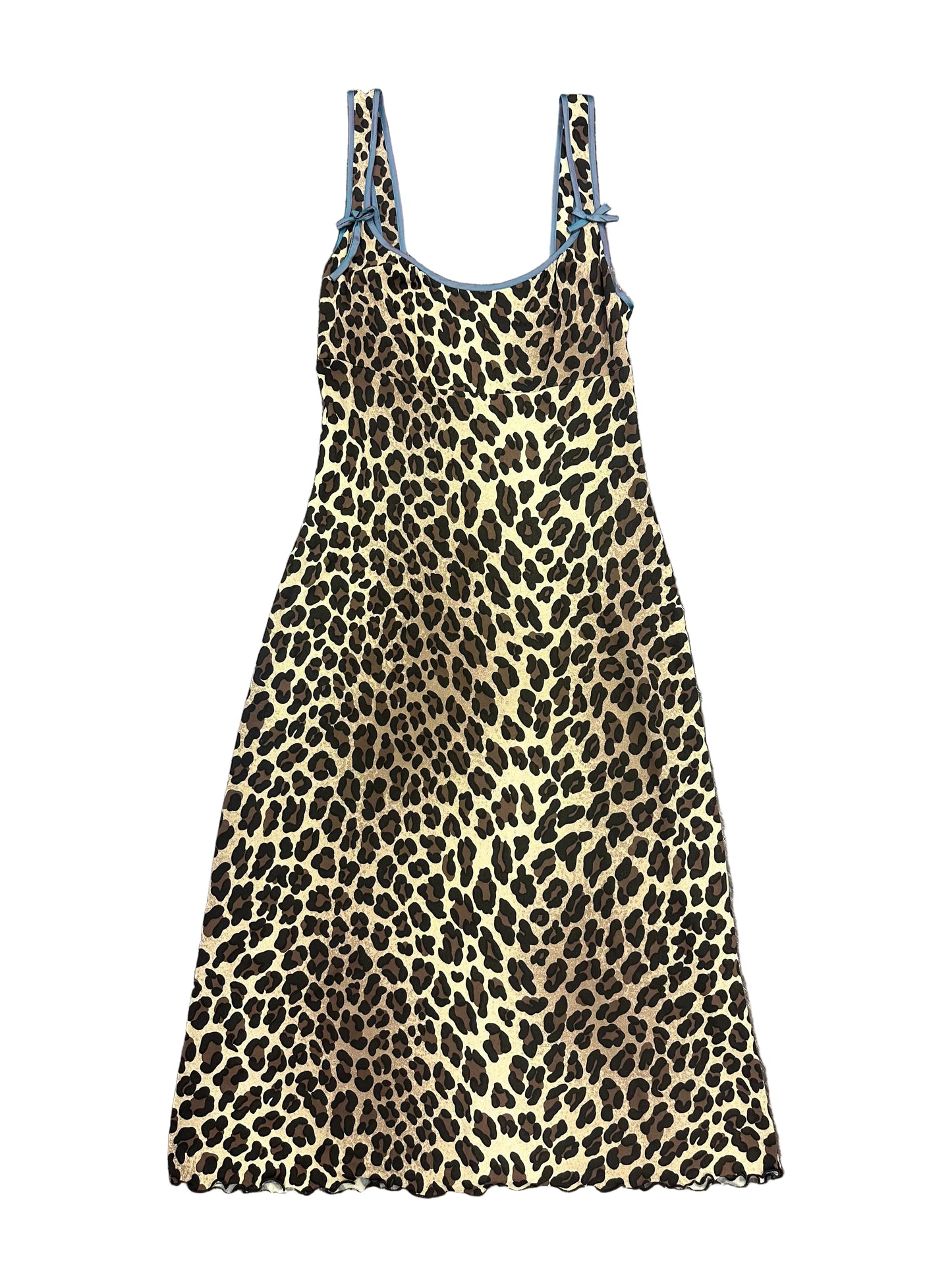 Vintage Nanette Lepore Leopard Midi Dress
