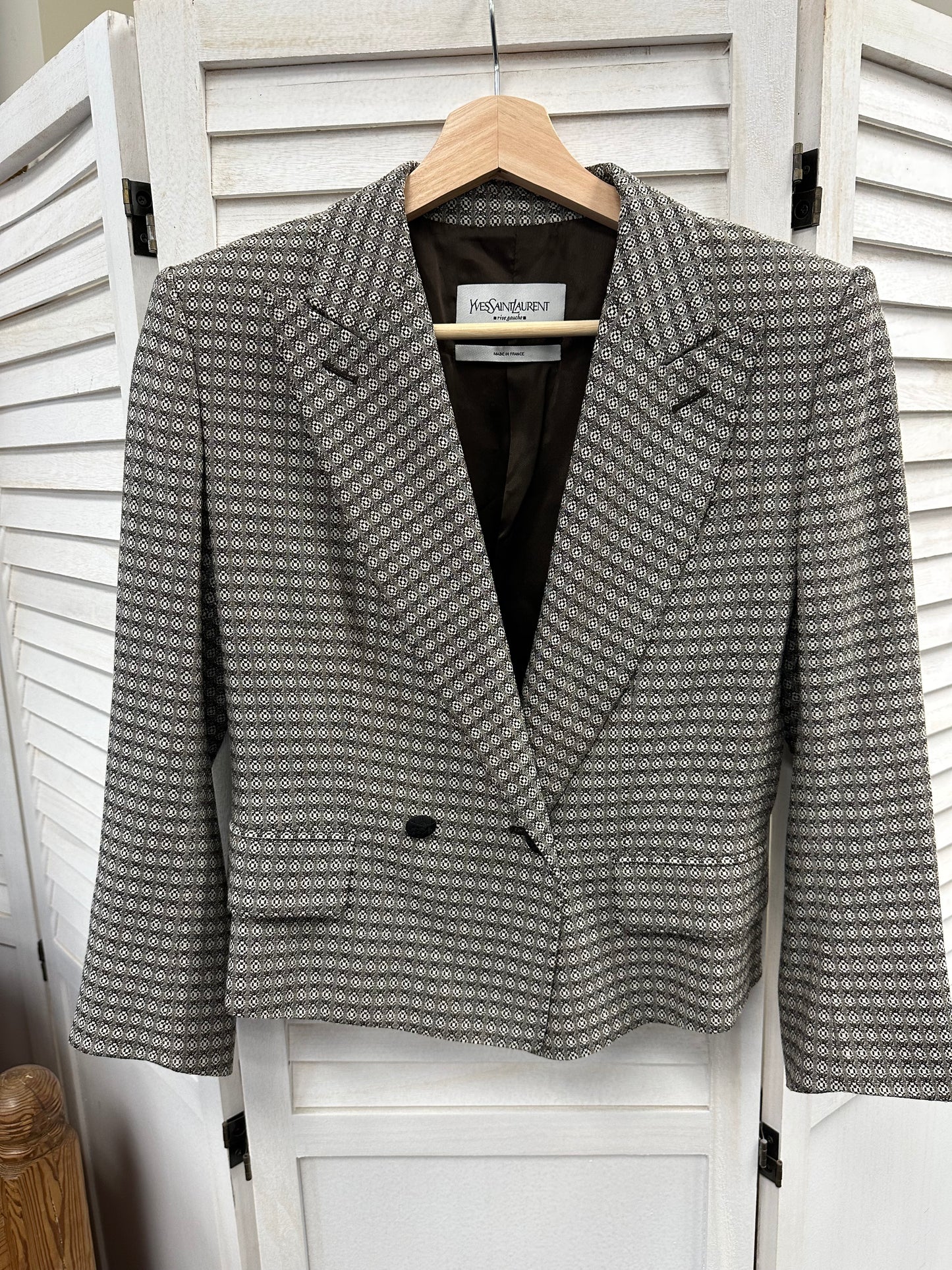 Vintage Yves Saint Laurent Wool Blazer