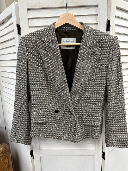 Vintage Yves Saint Laurent Wool Blazer