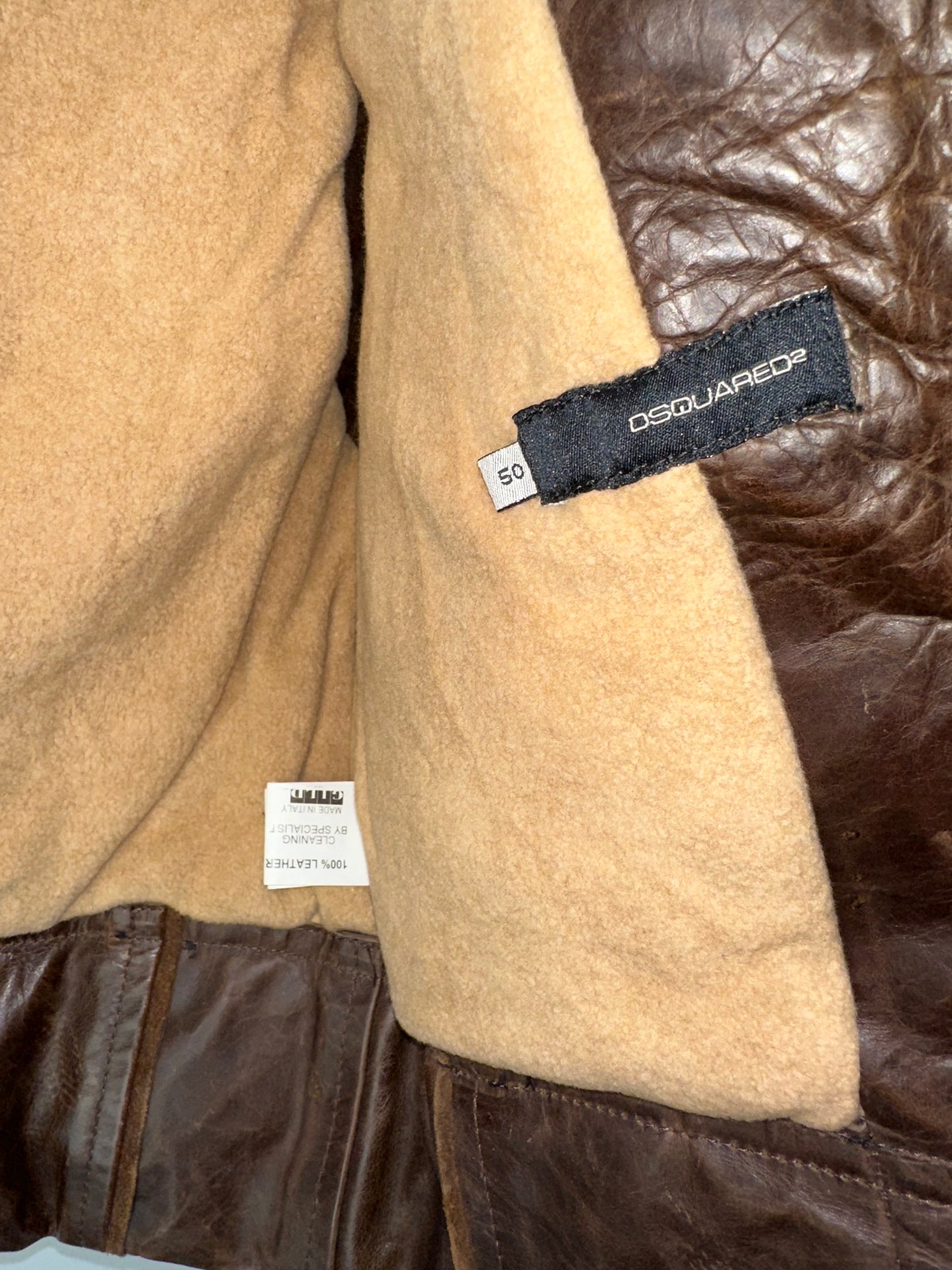 Vintage Dsquared2 Leather Vest