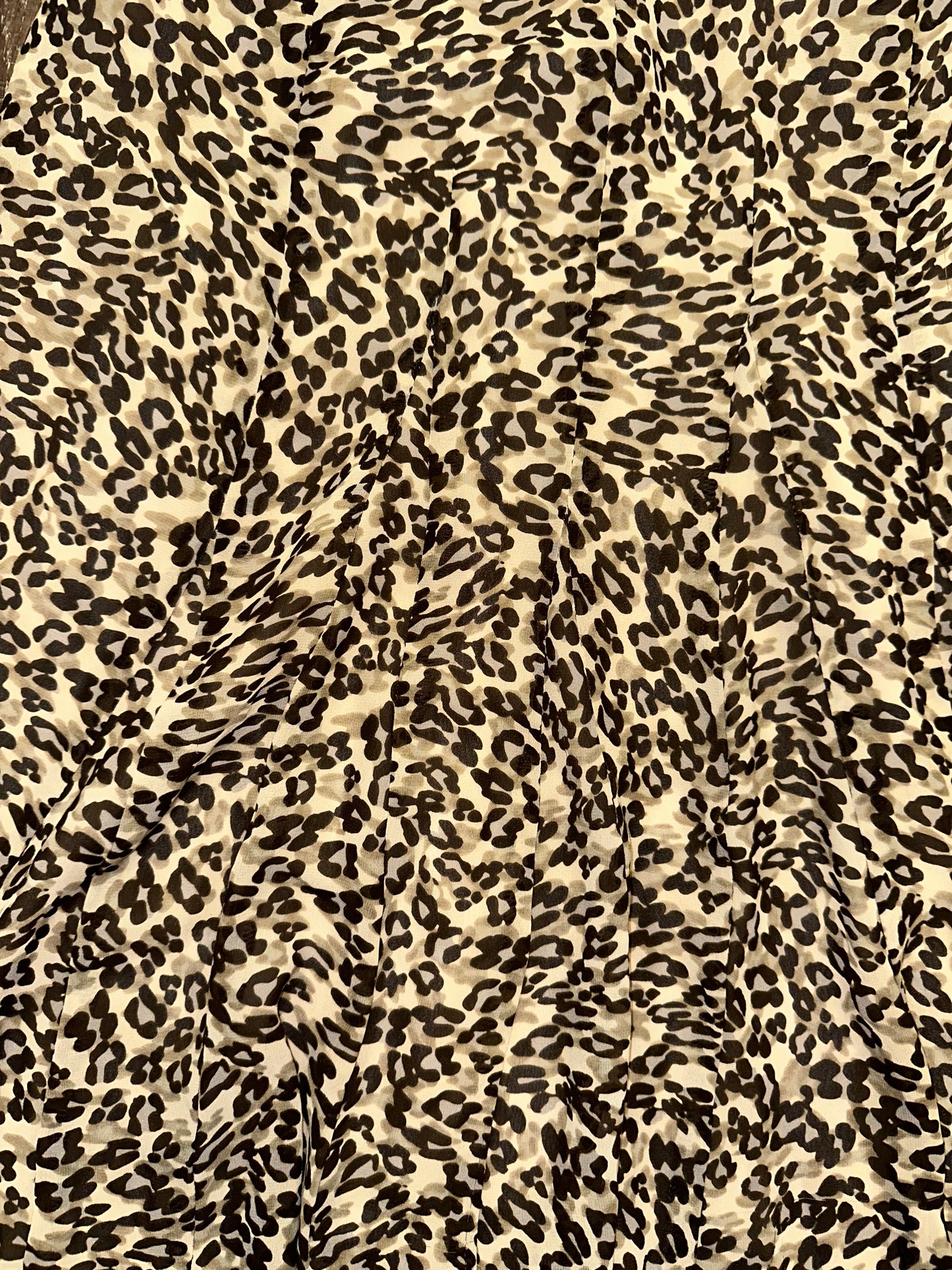 Vintage Cheetah Print Skirt