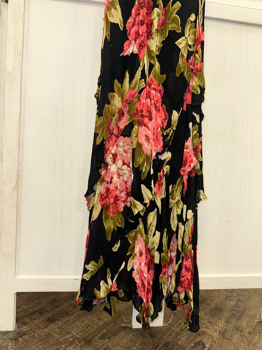 Vintage Long Floral Dress