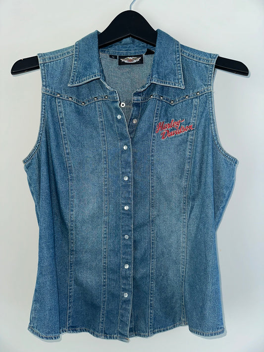 Harley Davidson Denim Tank Top