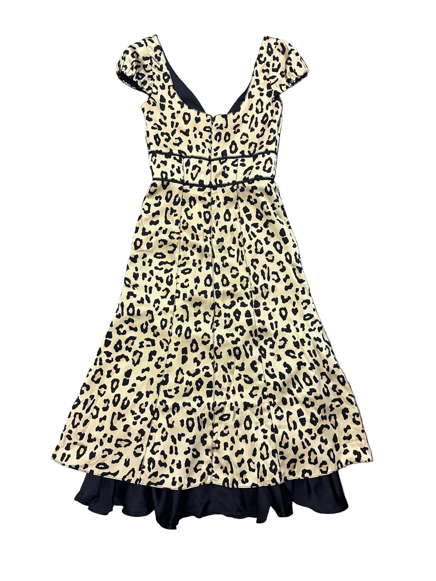 Cinq a Sept Silk Leopard Dress