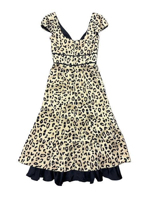 Cinq a Sept Silk Leopard Dress