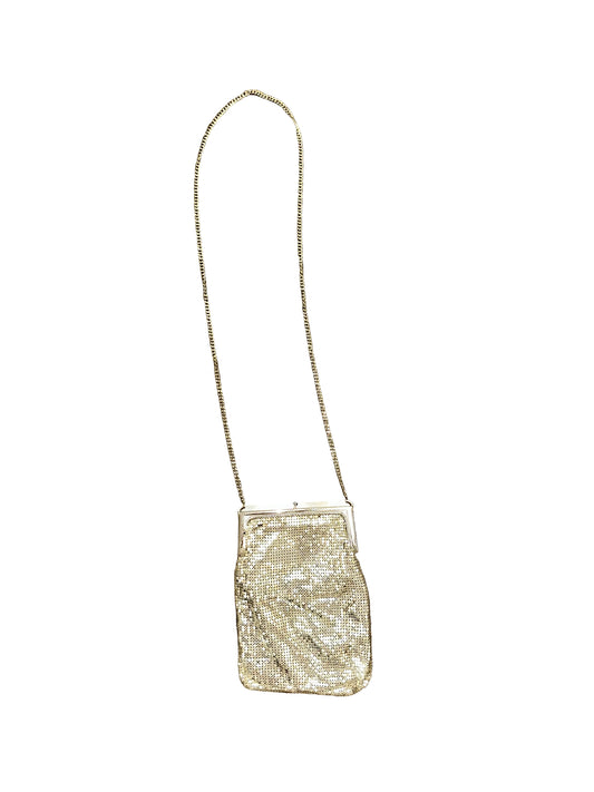 Vintage Silver Chainmail Crossbody Purse