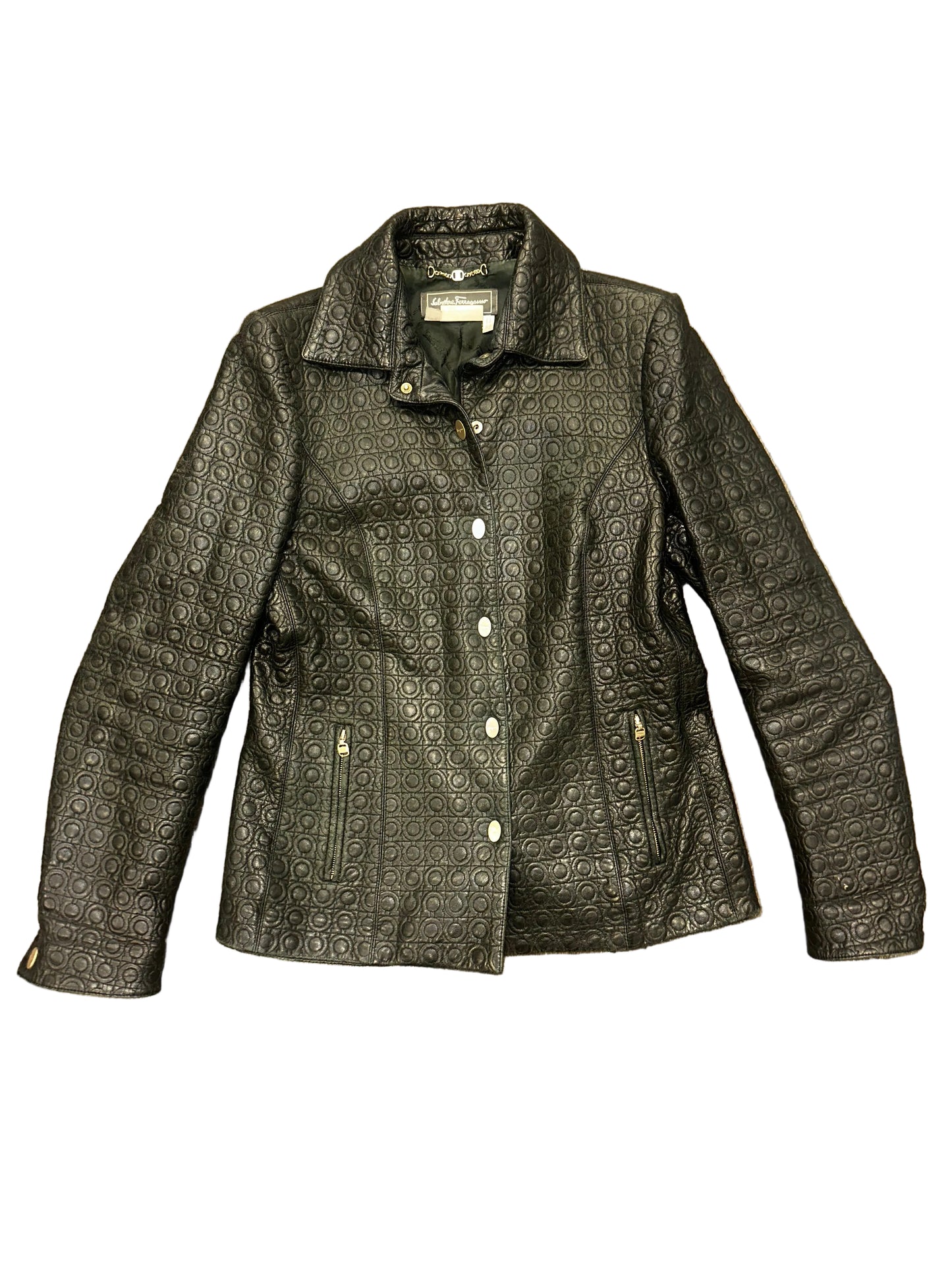 Vintage Ferragamo Leather Jacket