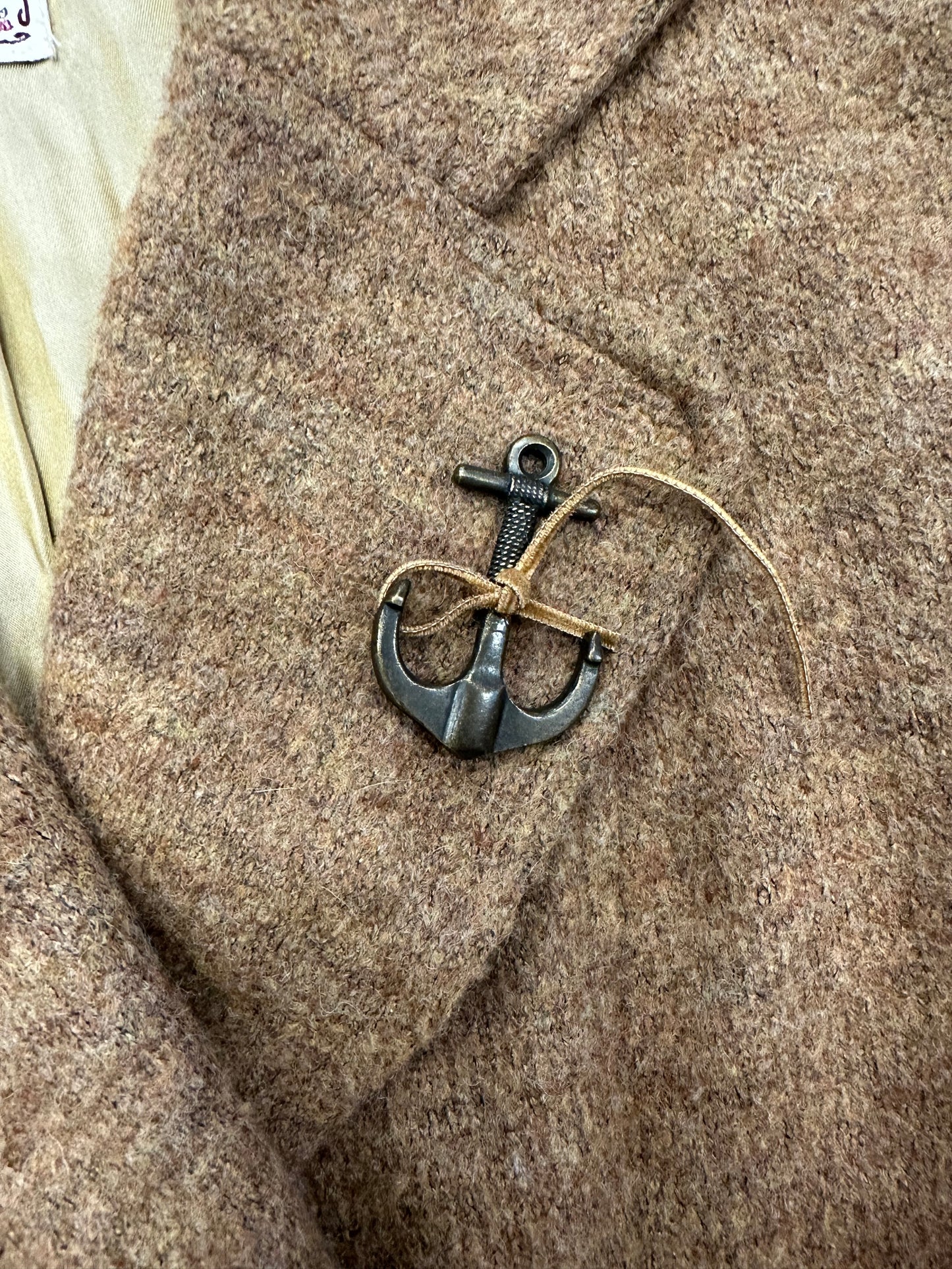 Vintage Nanette Lepore Wool Anchor Jacket