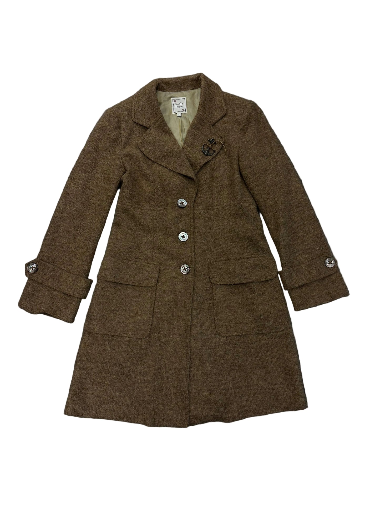 Vintage Nanette Lepore Wool Anchor Jacket