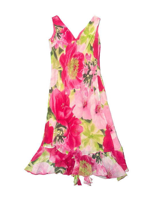 Vintage Spanish Floral Dress