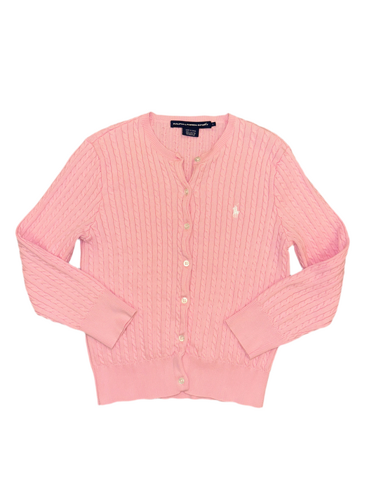 Vintage Ralph Lauren Pink Cardigan