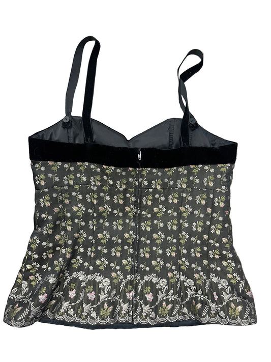 Vintage Black Bow Cami