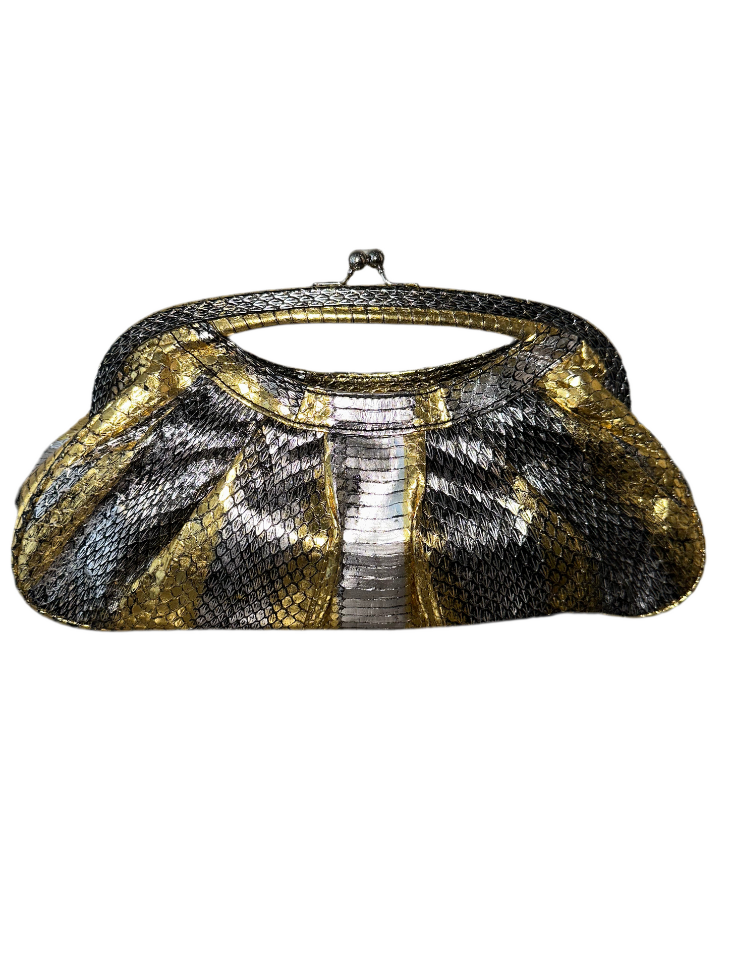 Vintage Metallic Clutch