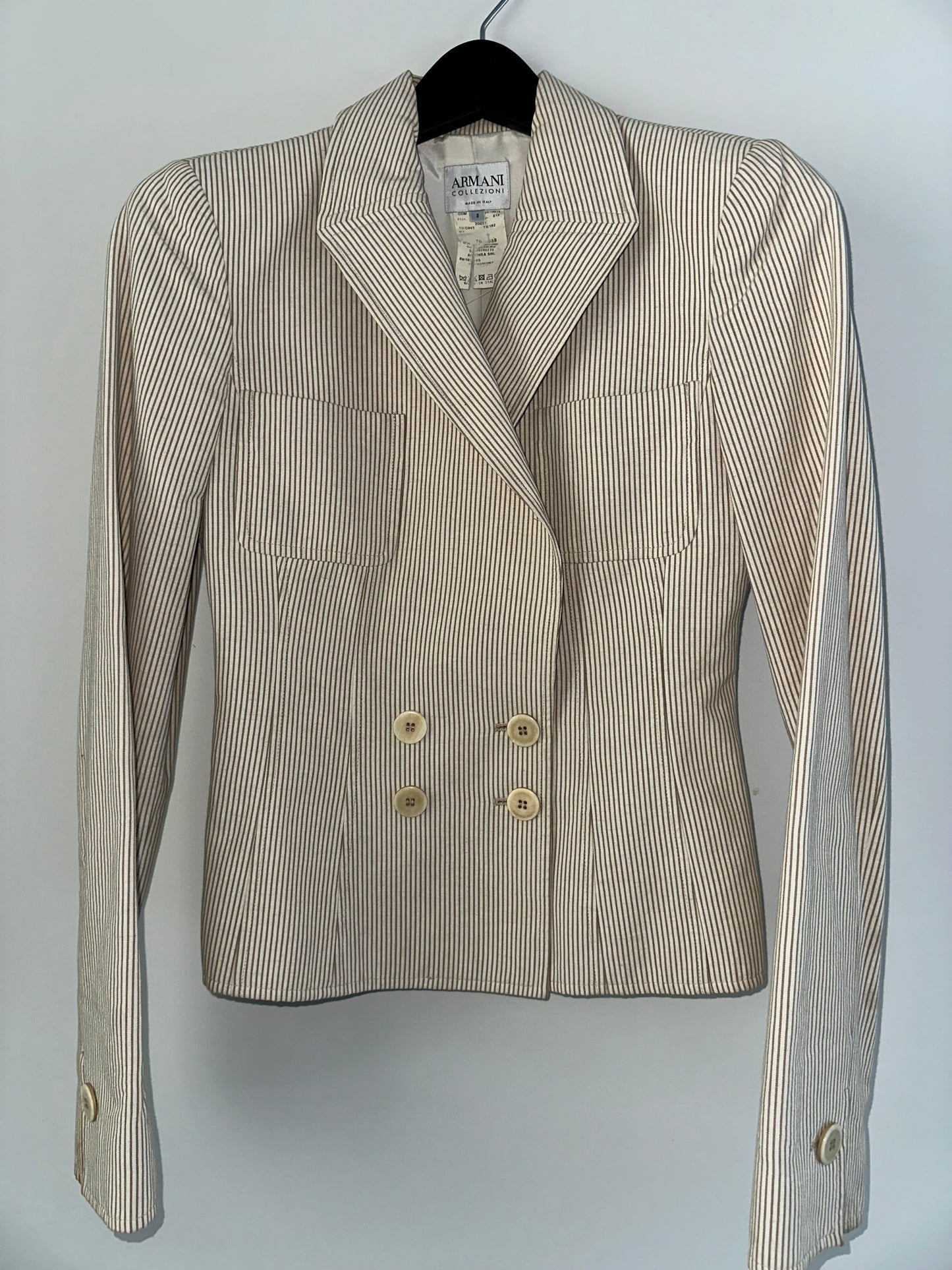 Vintage Armani Pinstripe Blazer