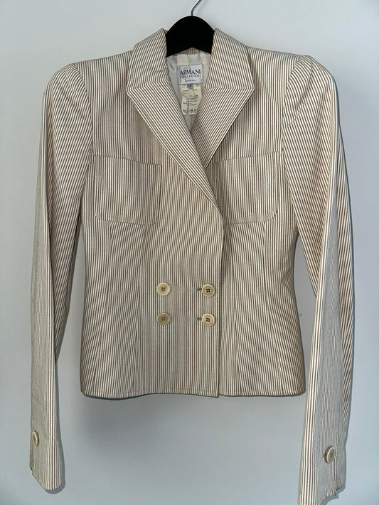 Vintage Armani Pinstripe Blazer
