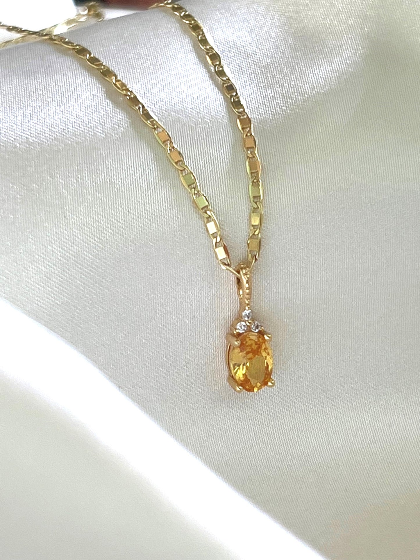 GALYNT 'Antoinette' Canary Necklace