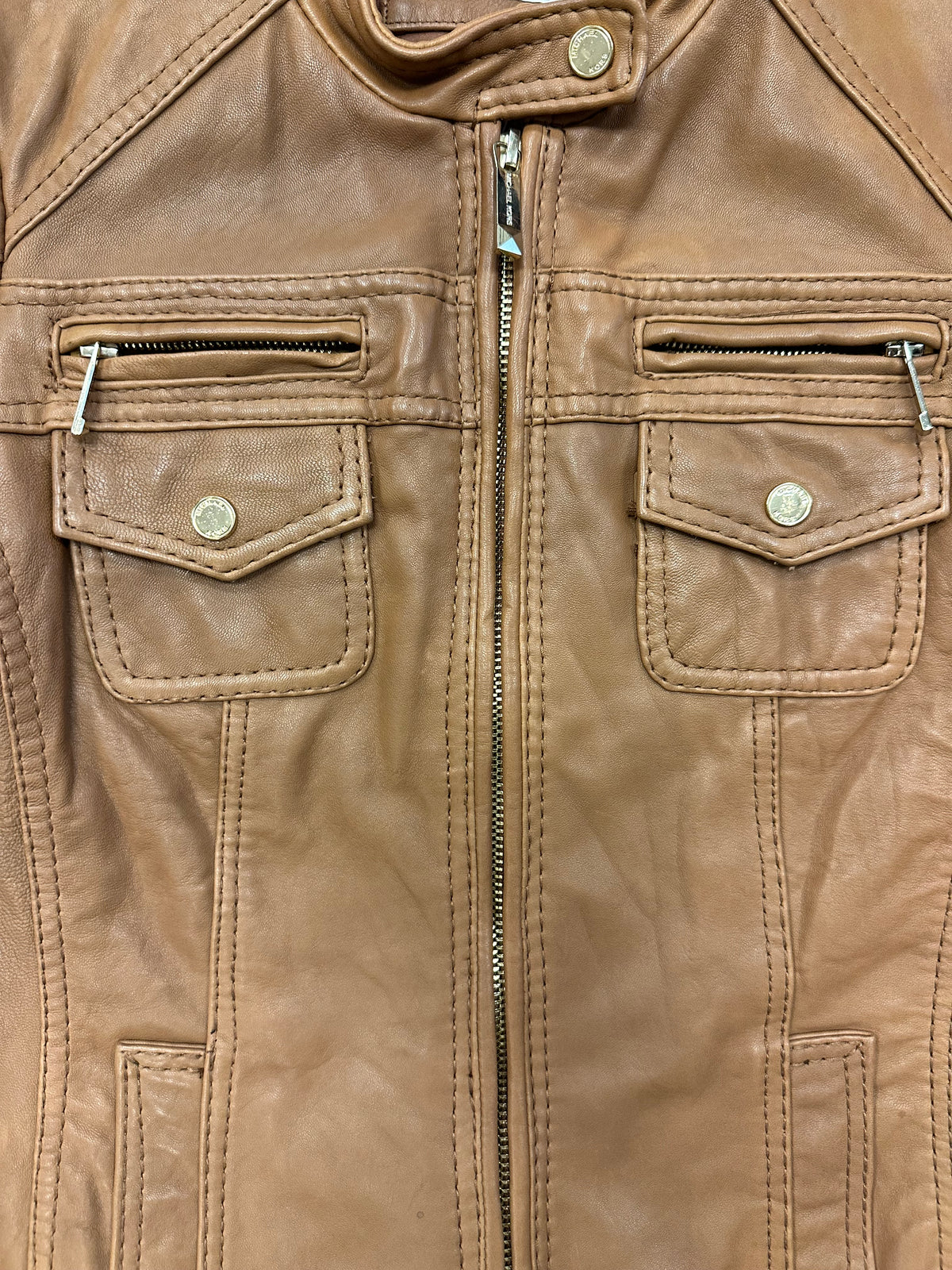 Vintage Michael Kors Leather Moto Jacket