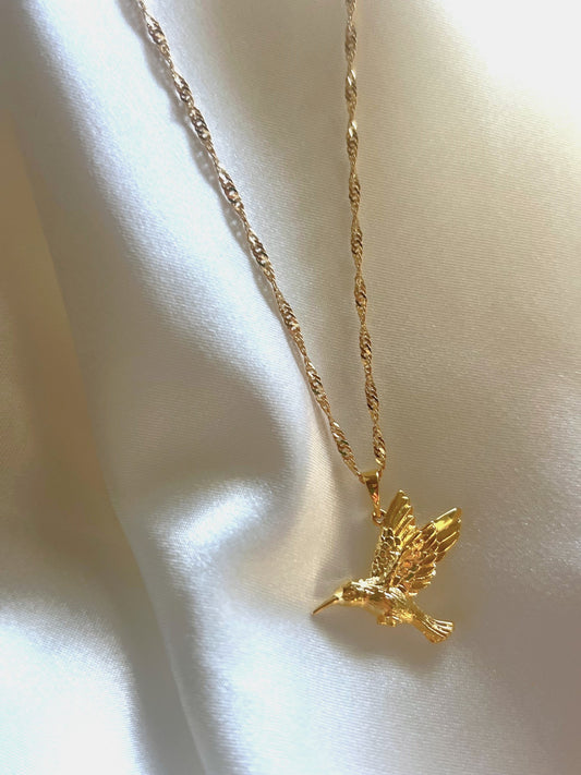 GALYNT 'Hummingbird Twist Necklace'