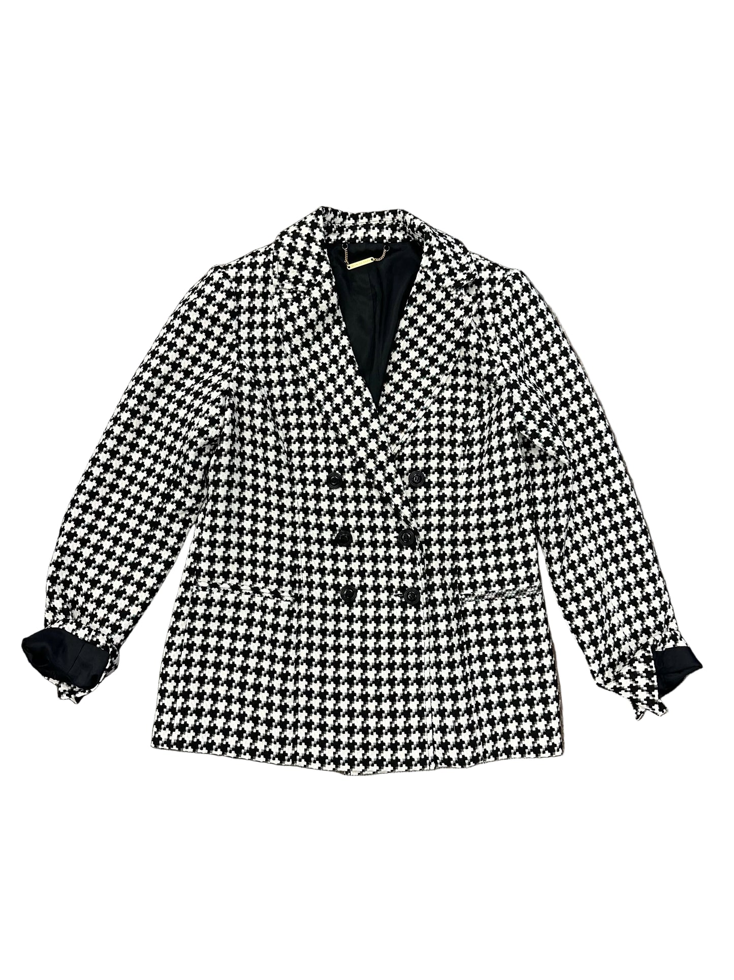 Vintage Trina Turk Houndstooth Blazer