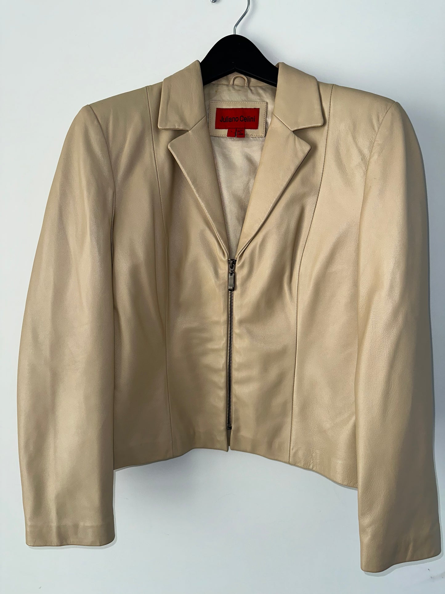 Vintage Tan Leather Jacket