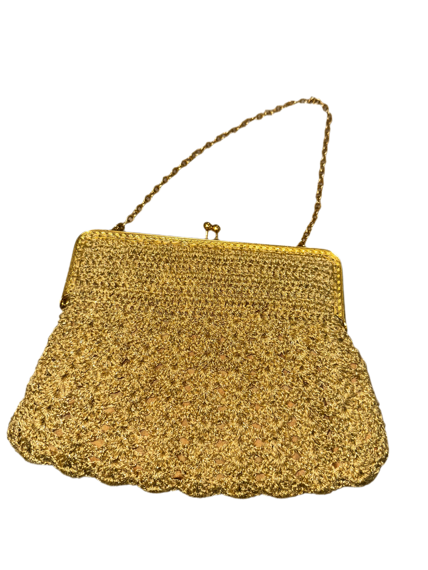 Vintage Gold Mesh Purse
