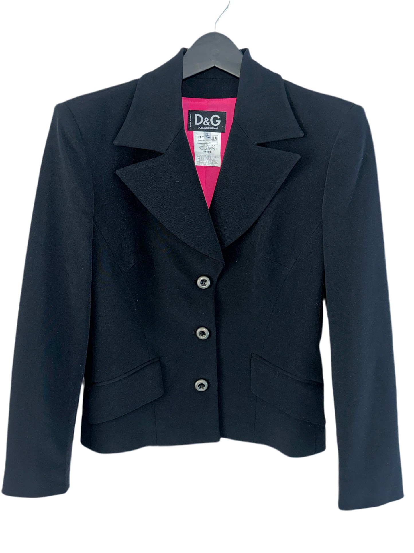 Vintage Dolce and Gabbana Black Blazer