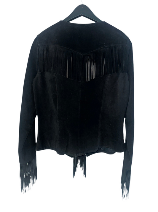 Vintage Suede Fringe Jacket