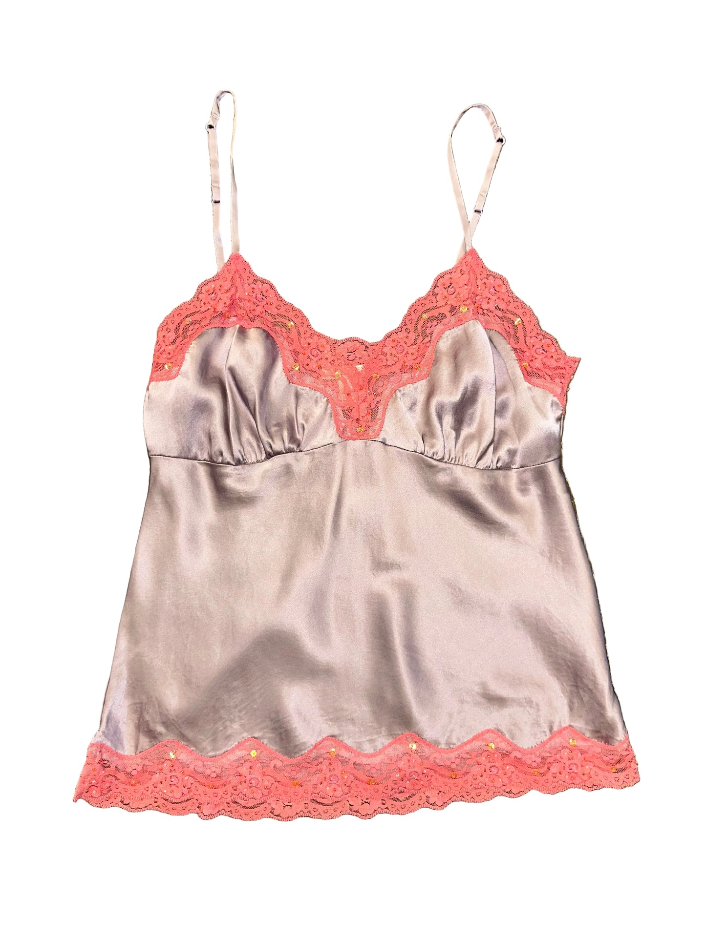 Vintage Lavender Silk Cami