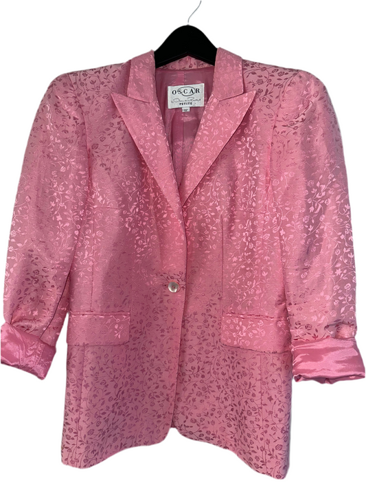 Vintage Oscar De La Renta Silk Blazer