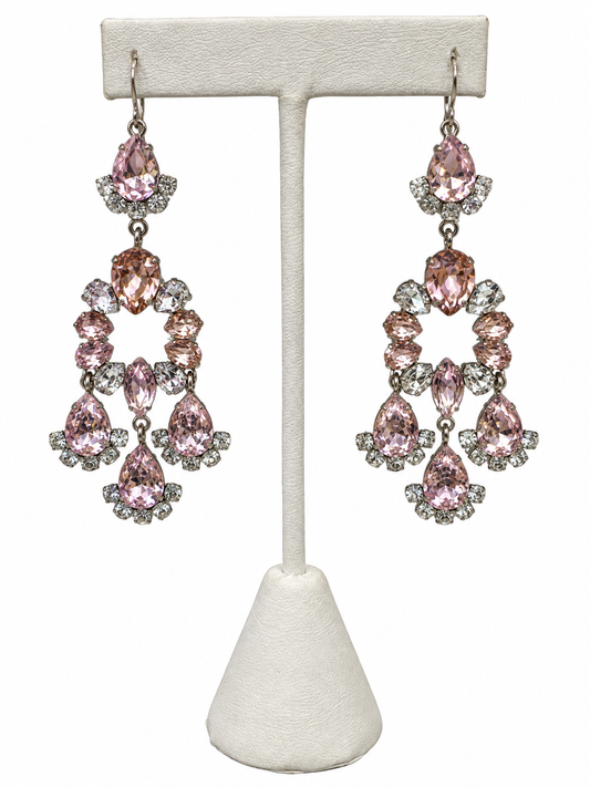 Vintage Chandelier Costume Earrings