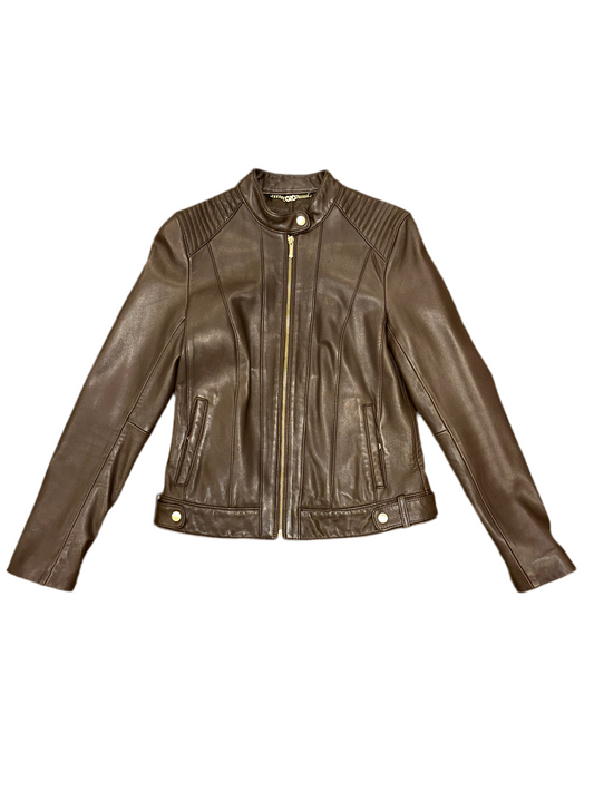 Dark Brown Leather Jacket