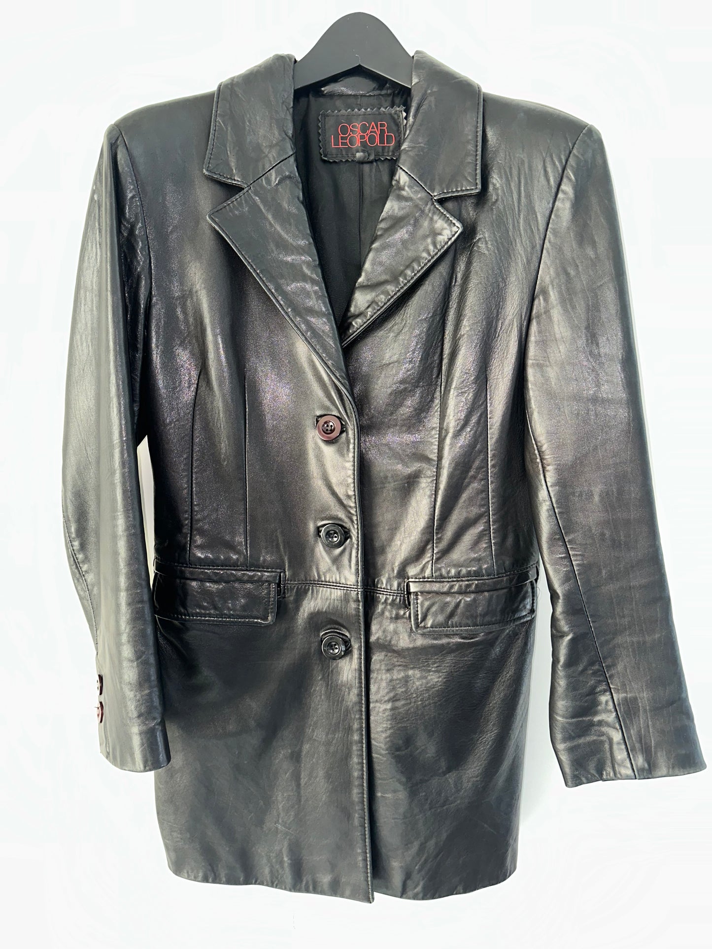 Vintage Leather Blazer