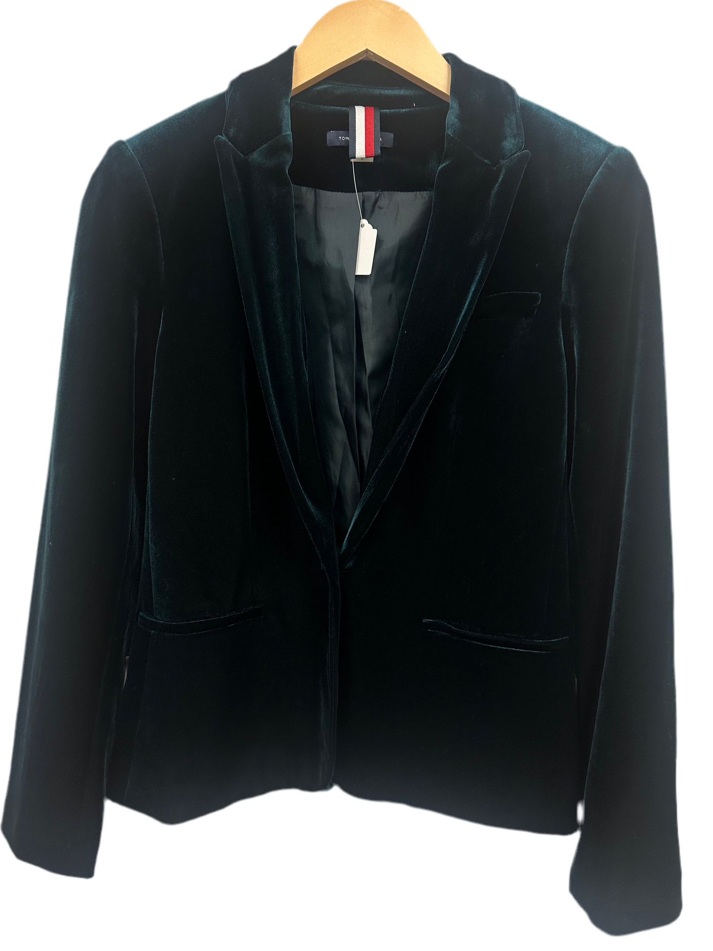 Vintage Green Velvet Blazer