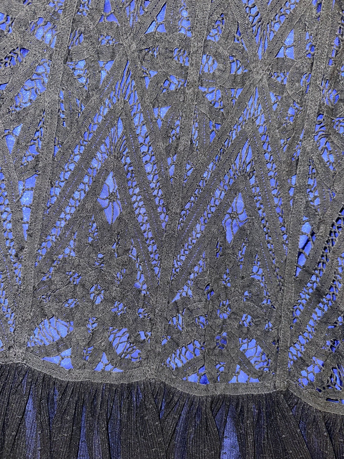 Vintage Betsey Johnson Black Lace Dress
