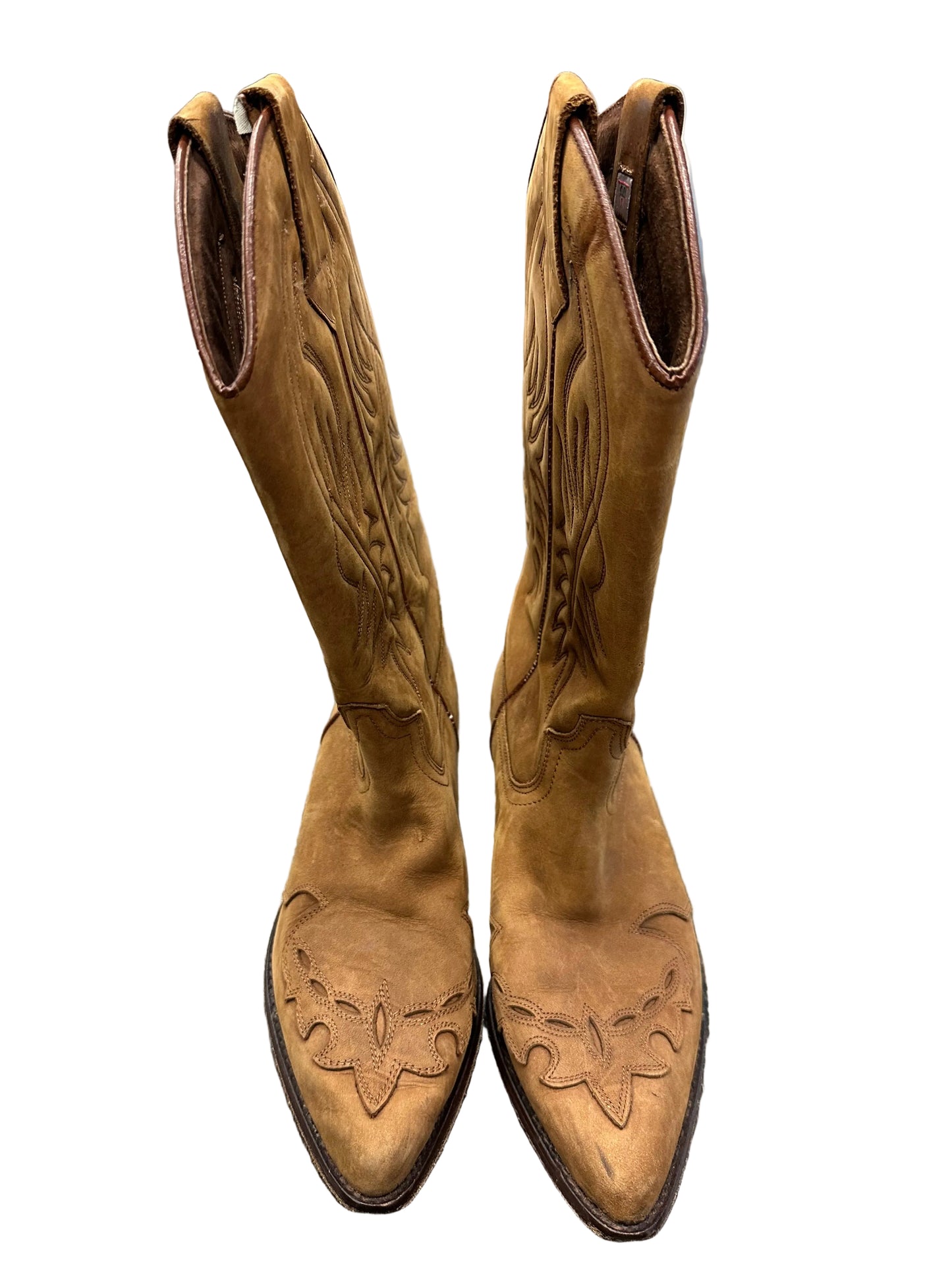 Vintage Guess Suede Cowboy Boots