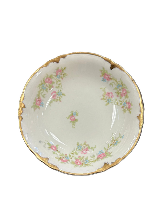 Vintage Floral Jewelry Dish