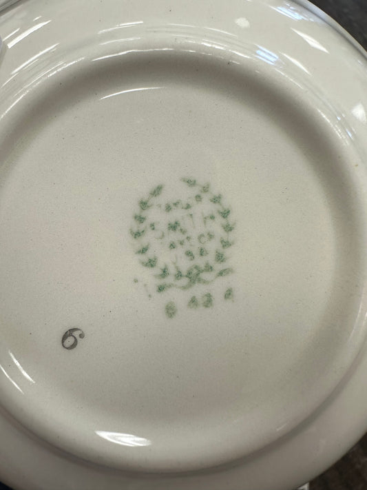 Vintage Floral Jewelry Dish