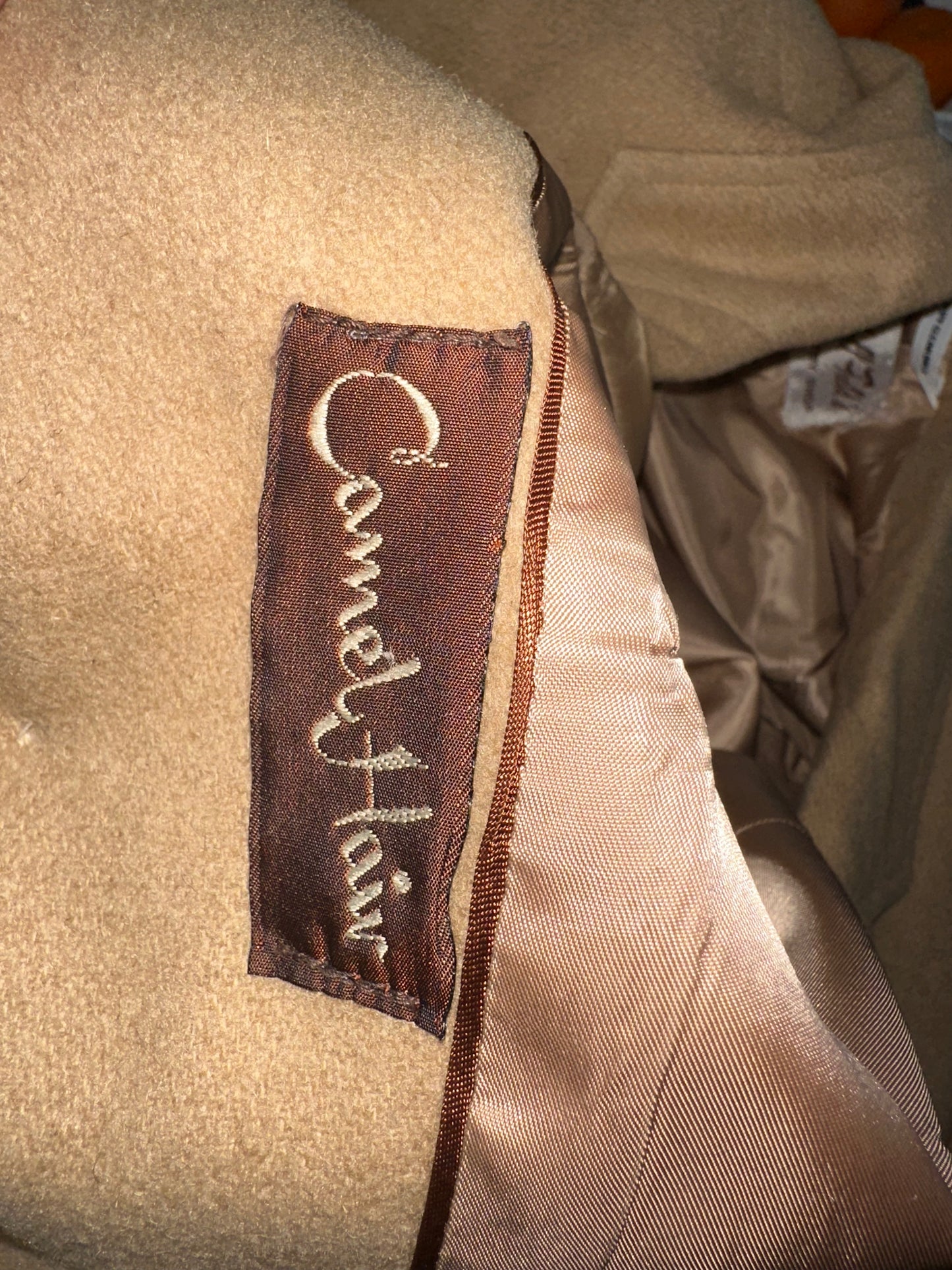 Vintage Camel Hair Blazer