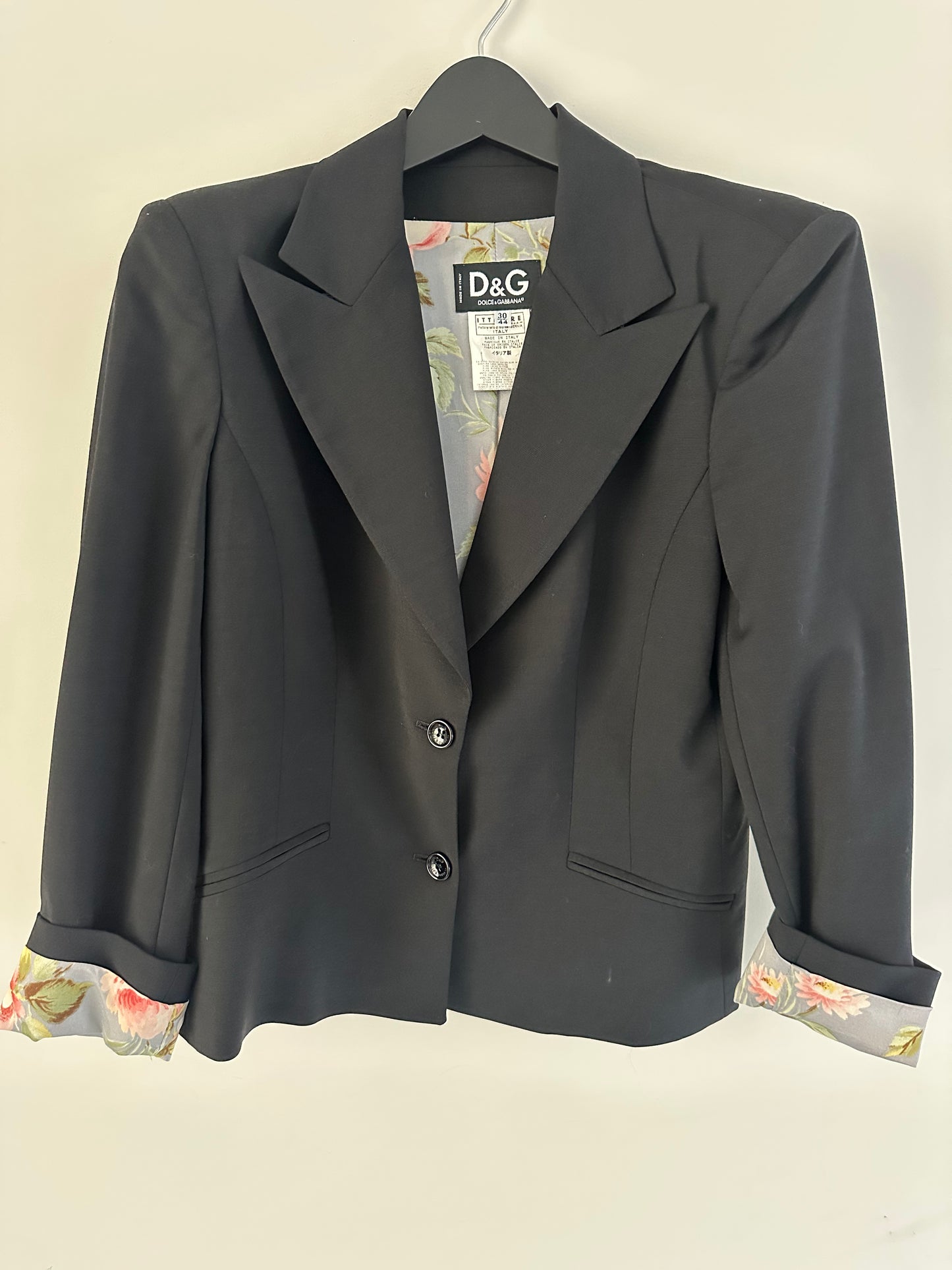 Vintage Dolce and Gabbana Black Blazer