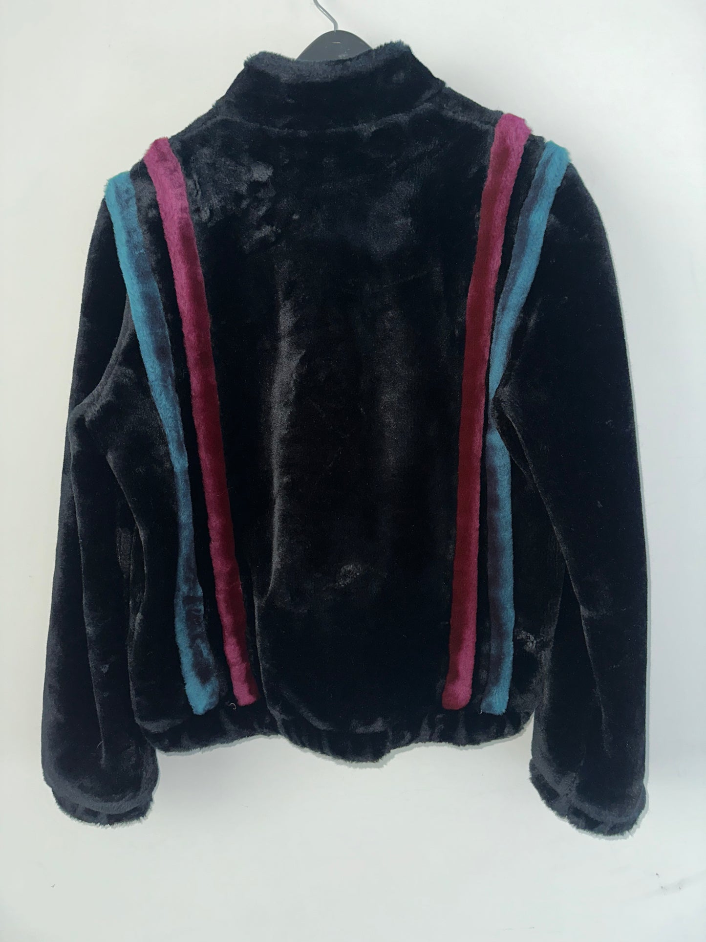 Vintage Faux Fur Bomber Jacket