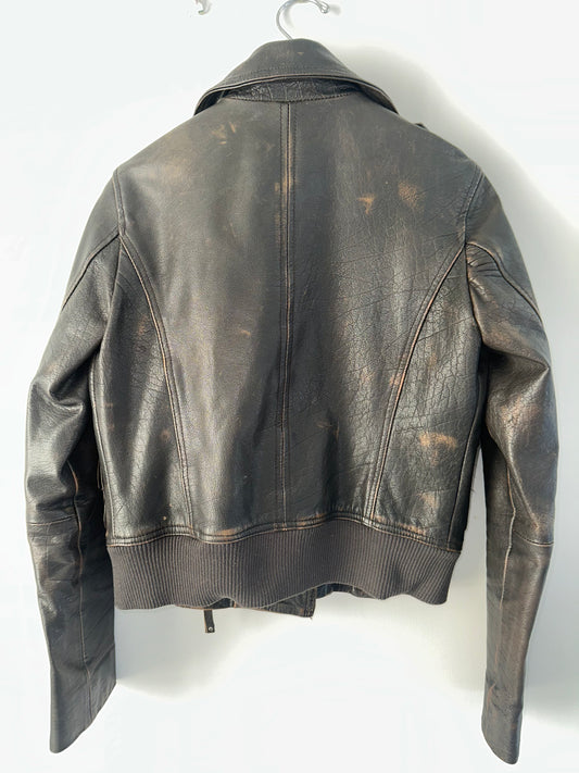 Vintage Members Only Leather Jacket
