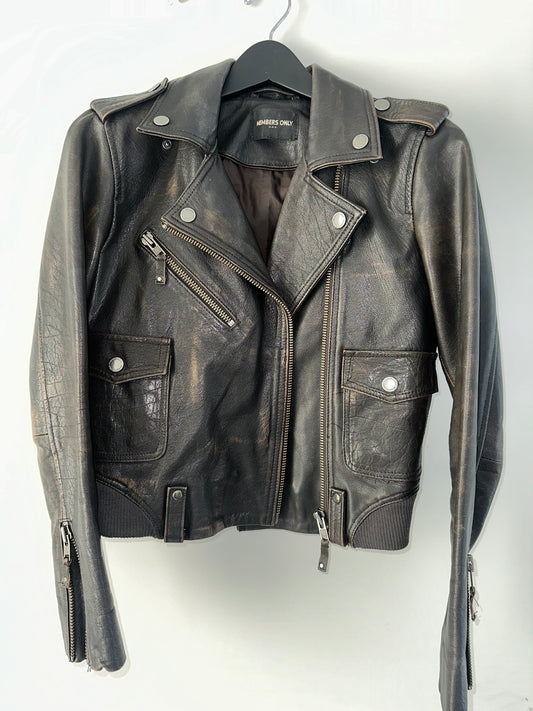 Vintage Members Only Leather Jacket
