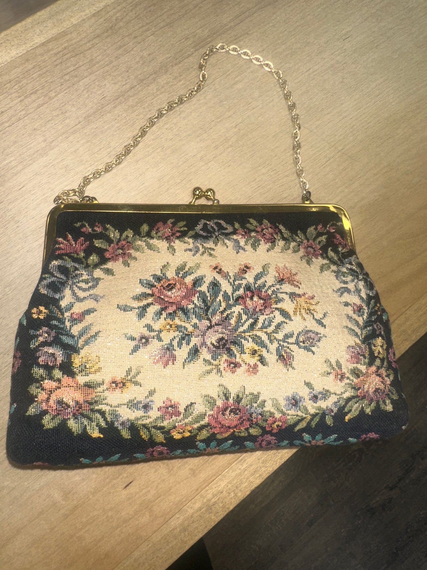 Vintage Tapestry Purse