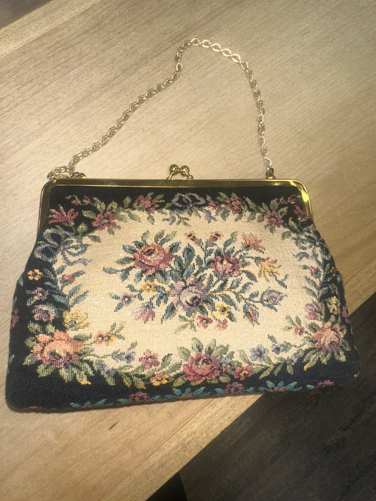 Vintage Tapestry Purse