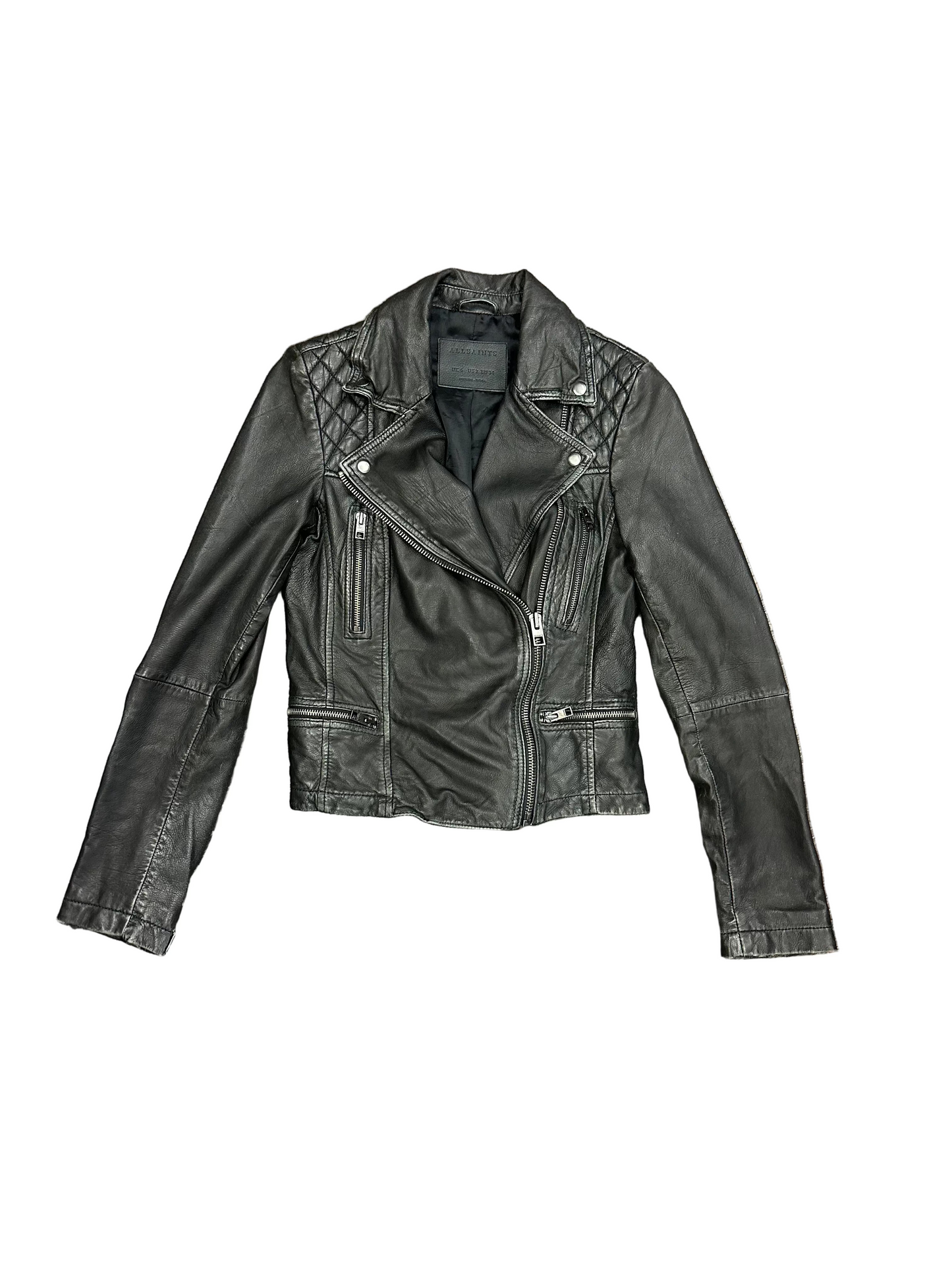 All Saints Leather Moto Jacket